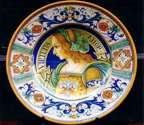 Deruta hand-made ceramic plate,central Italy. Fine Ceramic, Glass ...