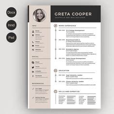 Minimalist Clean Resume Templates Best Minimal Resume Design 100