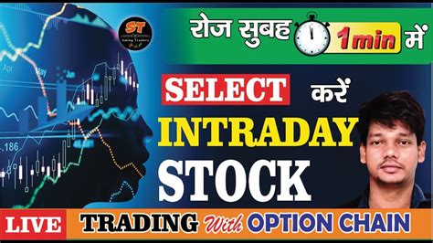 How To Select Stocks For Intraday Trading Intraday Trading For