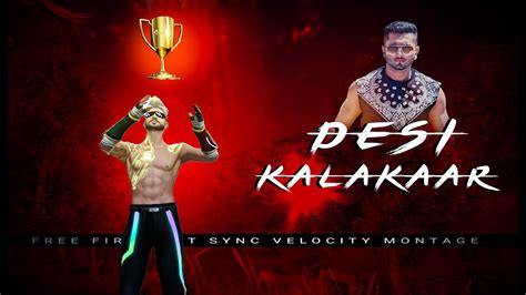 🔥😈desi Kalakar Yo Yo Honey Sing Free Fire Beat Sync Montage By