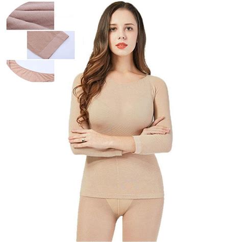 Buy Comfortable Women Thermal Underwear Base Layer Winter Warm Soft Top And Bottom Long Johns Set