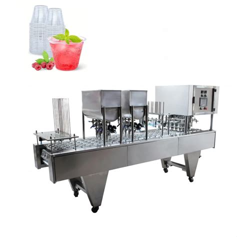 Ice Cube Cup Filling Capping Machine Tube Ice Filling Machine