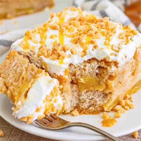 Apple Pie Poke Cake The Country Cook