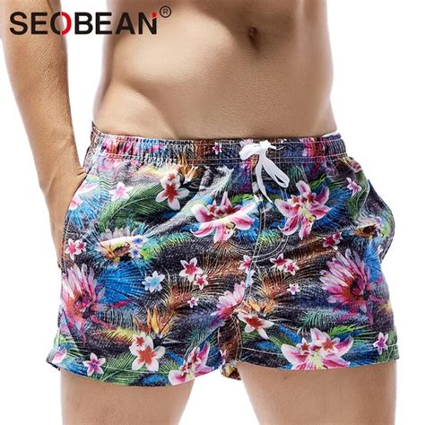 Buy Seobean Brand Mens Beach Shorts Swim Board Surf