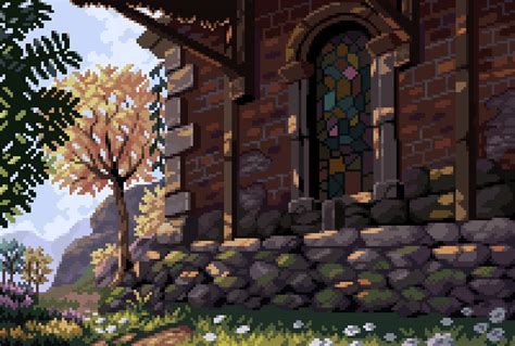 Pixel Art Journey On Twitter Stained Glass Pixelart