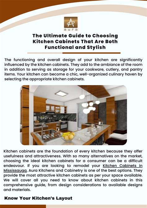 Ppt The Ultimate Guide To Choosing Kitchen Cabinets That Are Both Functional And Stylish