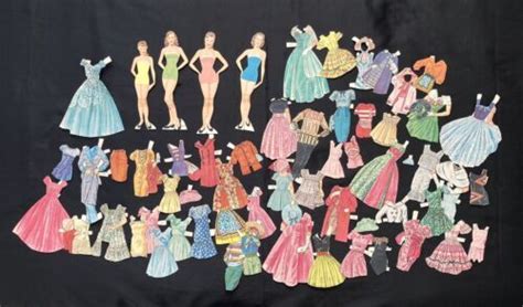 Vintage Lennon Sisters Paper Doll Set Whitman 1958 Lawrence Welk Tv Show 4613417396