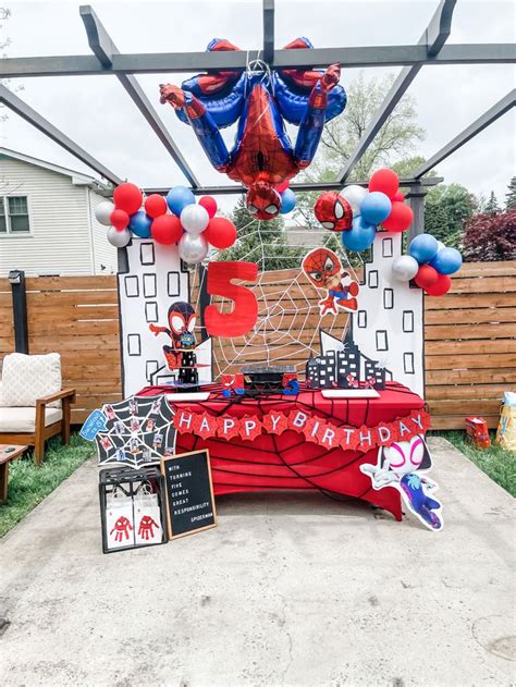 Spidey And His Amazing Friends Birthday Party In Spiderman