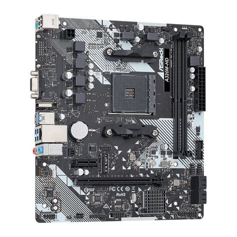 Placa Mae ASRock A320M HD R4 0 DDR4 Socket AM4 M ATX Chipset AMD