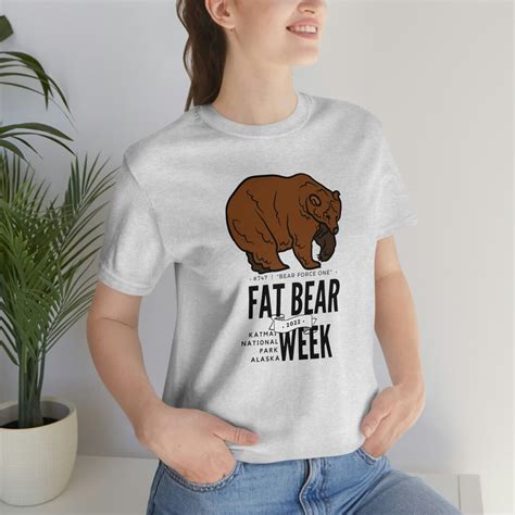 Fat Bear Week katmai 2022 Winner Bear Force One Unisex Jersey Short ...