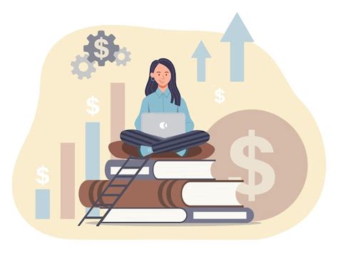 Premium Vector Woman With Financial Literacy Concept