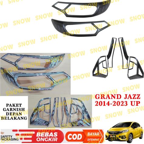 Jual Paket Garnish Lampu Depan Belakang Grand All New Jazz Gk