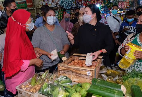 Puan Cek Harga Sembako Dalam Kunjungan Kerja Ke Jawa Tengah