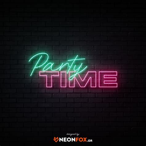 Party Time Neon Led Sign