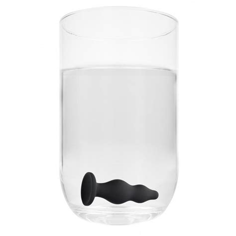 Anal Silicone Bubble Butt Plug Black