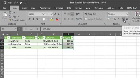 How To Decrease Or Increase The Number Of Decimal Places In Excel