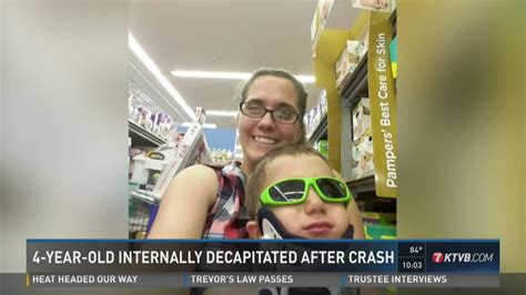 Boy Internally Decapitated After Crash