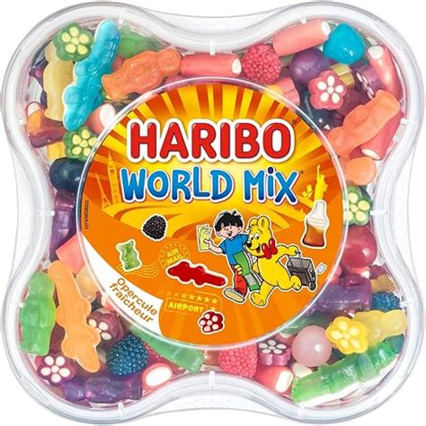 Amazon Haribo World Mix Resealable Plastic Container Grocery