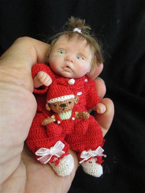 Handsculpted 14 Ooak Polymer Clay Reborn Baby Doll By Michelle Fagan