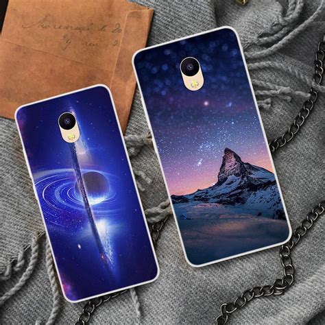 Buy For Meizu M5C Phone Case Carton Starry Sky Moon Painted Soft Full