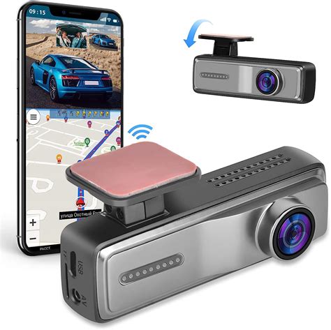 Hikity WiFi Dashcam Caméra de Voiture Full HD 1080P Caméra Embarquée