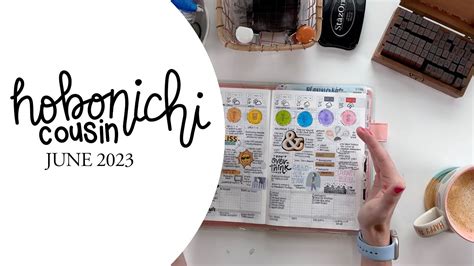 Hobonichi Cousin June 2023 Flip Through YouTube