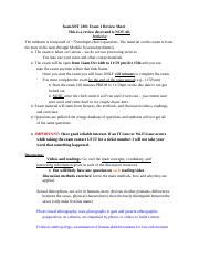 Ant Exam Review Sheet Docx Fwaisant Exam Review Sheet