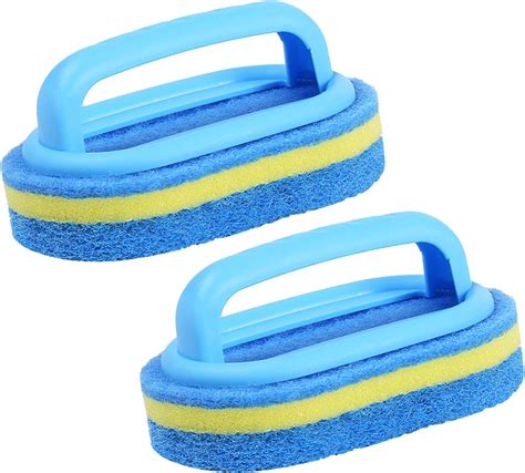 2 Pcs Cleaning Brushthickened Bathtub Cleaning Spongebathroom Cleaning Spongecleaning Sponge