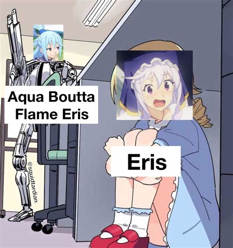 “eris Pads Her Chest ” Aqua The Useless Goddess R Animemes