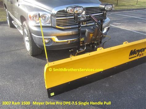 2007 Dodge Ram 1500 Meyer Drive Pro 7 6 Single Pull Snow Plow Snow