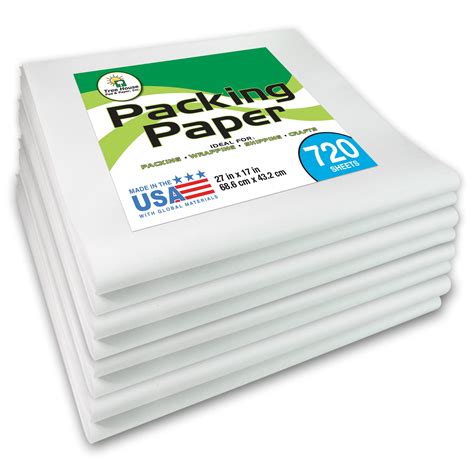 Usa Made Newsprint Packing Paper 720 Sheets 27x 17 For Moving