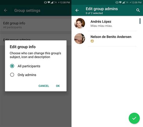 Whatsapp Now Lets You Choose Multiple Group Admins