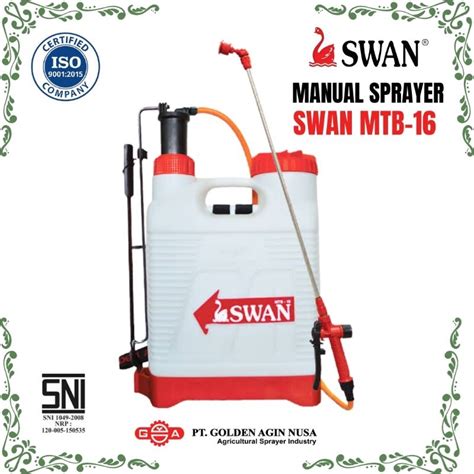 Jual Sprayer Manual SWAN 16 Liter Tangki Semprot Pertanian Semprotan