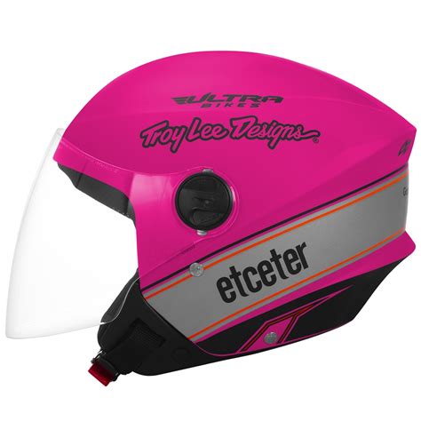 Capacete Moto Aberto Masculino Feminino Etceter Open Power Brands Fosco