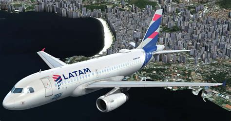 Texturas Brasileiras LATAM Brasil 4000º A320 Airbus A319 PT TMA