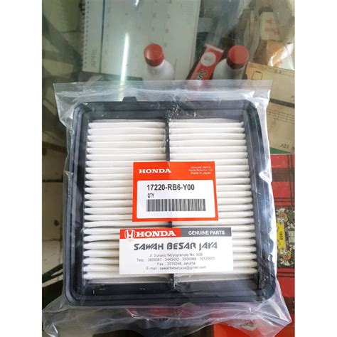 Jual Air Cleaner Atau Saringan Filter Udara Mesin Honda Mobilio Brio