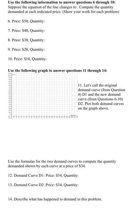 Solved Use The Following Information To Answer Questions 6