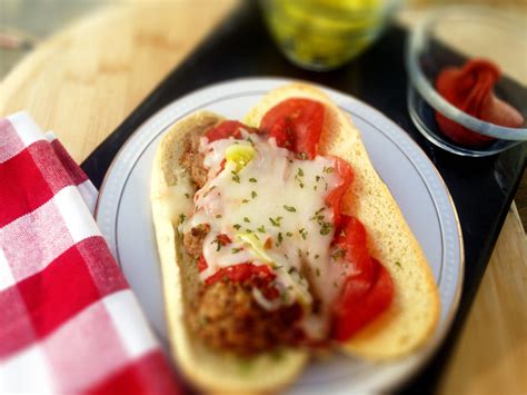 Toasted Meatball Sub Sandwiches The Gingham Apron