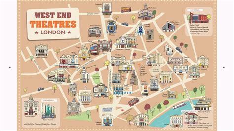 West End theatre map - part three - Fiona Horan: Artist and Printmaker