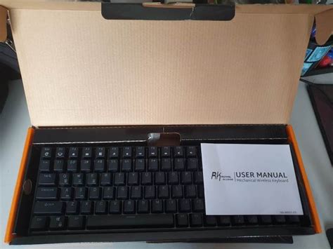 RK Royal Kludge Wireless Mechanical Gaming Keyboard RGB Hot Swappable Keys RK100 RED SWITCH 2nd