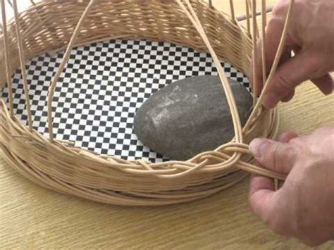 Korbflechten Zopfrand Anfang Youtube Basket Weaving Diy Basket