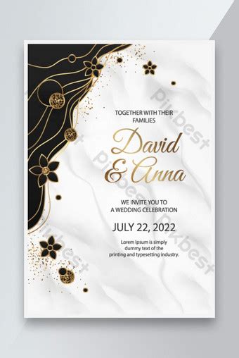 Wedding Card Poster Design Ai Free Download Pikbest