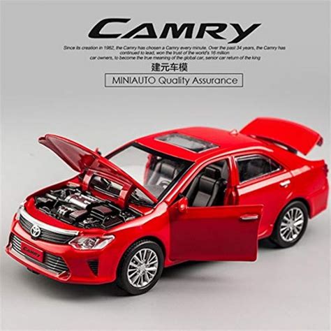 Toyota Camry Die Cast Scale Model Car 128 6 Inches Red Buyonpk