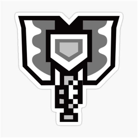 Monster Hunter Charge Blade Icon Sticker For Sale By Xionite97