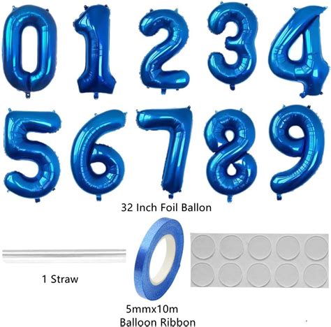 Xlood Number 42 Balloons 32 Inch Digital Balloon Ubuy India