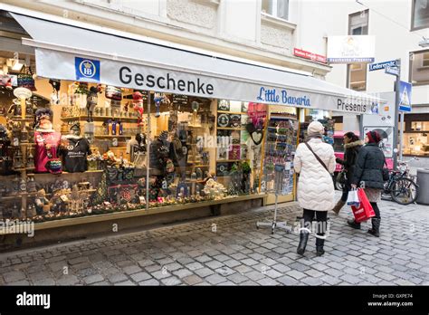 One Of The Many T Souvenir Shops In And Around Munich Shopping