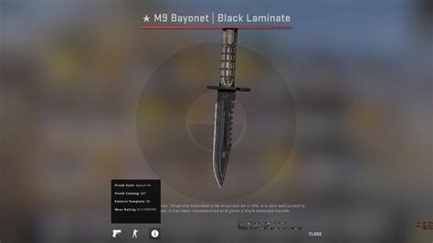 M Bayonet Black Laminate Minimal Wear Video Gaming Gaming