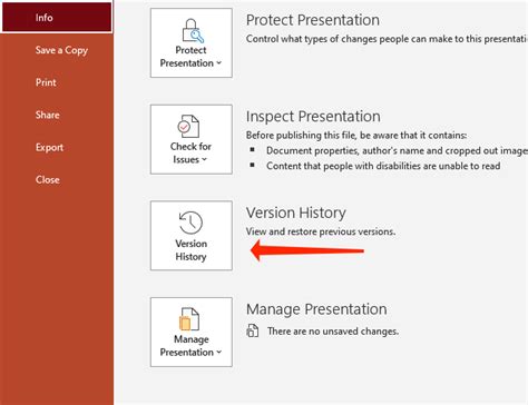 How To View And Restore Old Versions Of Powerpoint Files
