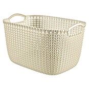 Curver Knit Cesta Blanco L Resina Bauhaus