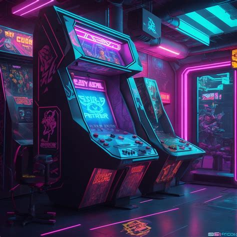 ArtStation - Cyberpunk Arcade room 100+ Reference pack | Artworks